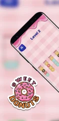 Sweet Donuts Sort Puzzle