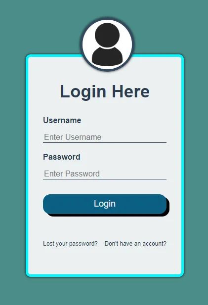 Basic Login Page — screenshot 3