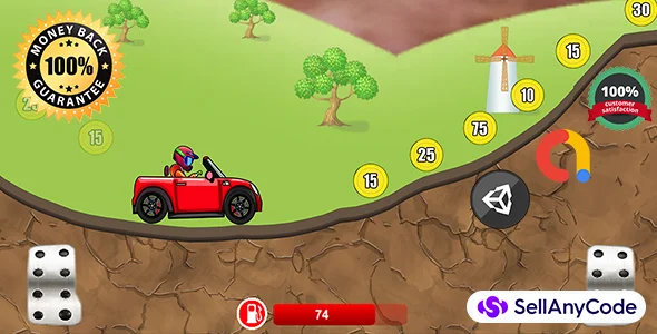 Mountain Car Climb Racing