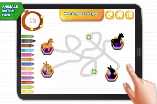 Animals Match Maze Pack