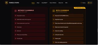 NOBLE PAWS CleanWalk Luxury Pet Care Platform
