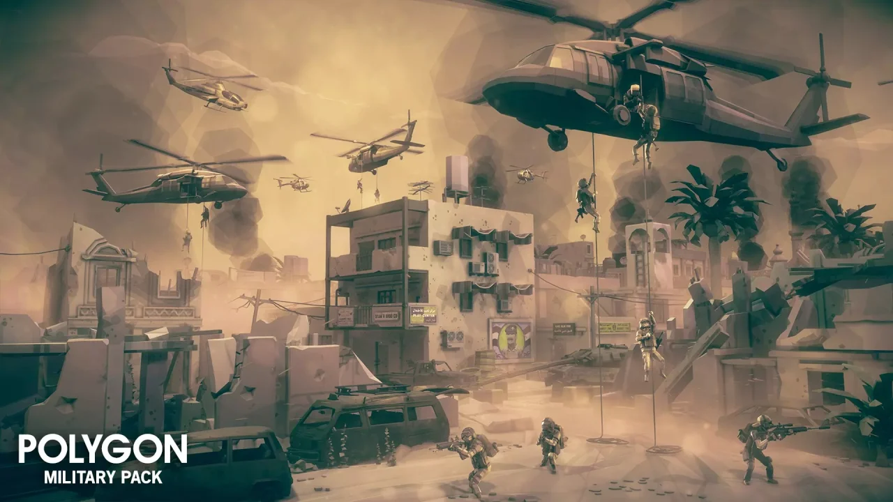 POLYGON Military - Low Poly 3D Art by Synty — screenshot 2