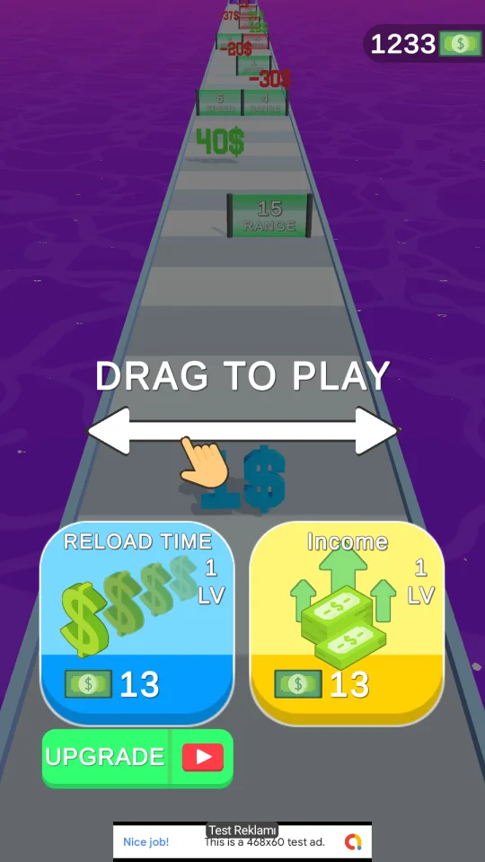 Money Shooter Unity Game AdMob — screenshot 1