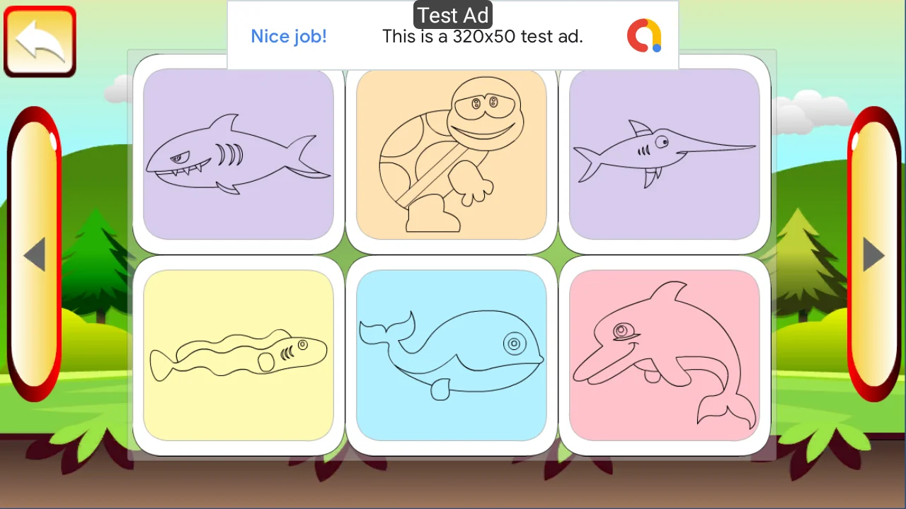 Edukida - Your Own Coloring Aquatic Unity Kids Game for Android and iOS — screenshot 2