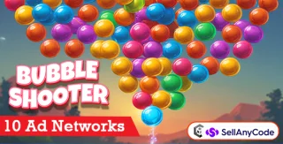 Bubble Shooter Unity Source Code - 10 Ad Networks