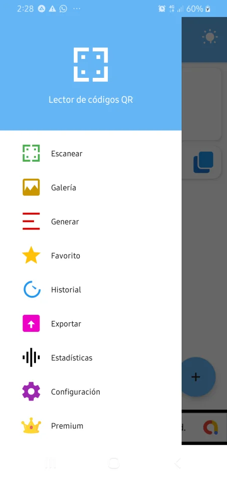 ScanGo Android QR/Barcode Scanner & Generator — screenshot 1