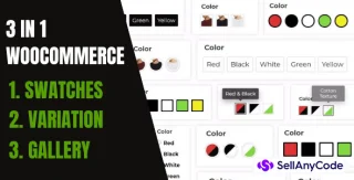 WooCommerce Variation Swatches and Additional Gallery