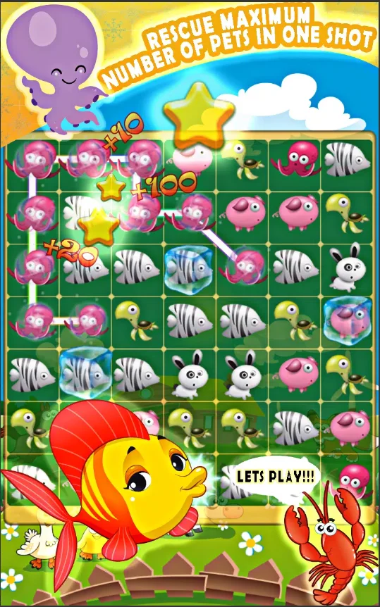 Farm Pet Rescue Game: Match 3 Puzzle Pet — screenshot 1