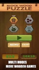 Wood Blocks Puzzle 3 in 1 (with Ads) Unity Complete Project
