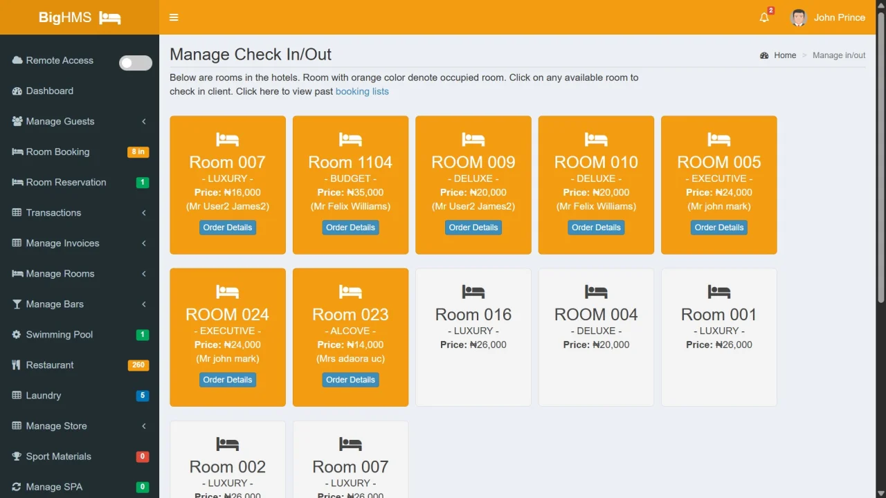 Hotel Management Software with RFID Smart Card Encoding System — screenshot 3