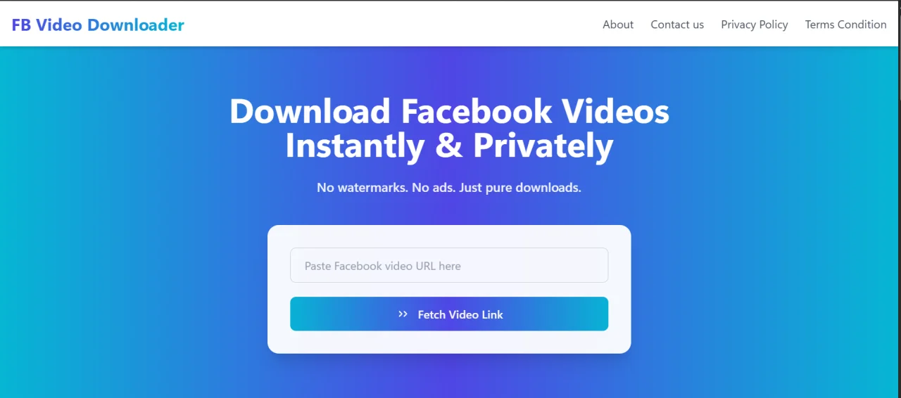 Facebook Tube - Reels & Videos Downloader PHP Script — screenshot 1