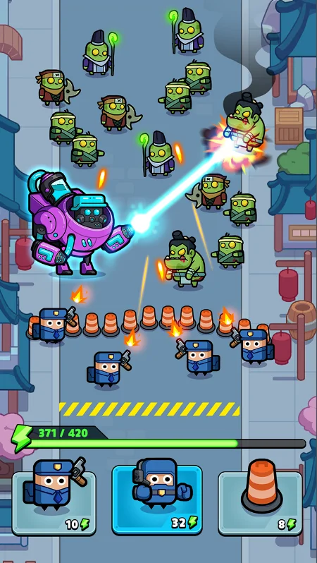 Alien Fight: Police vs Zombie — screenshot 10