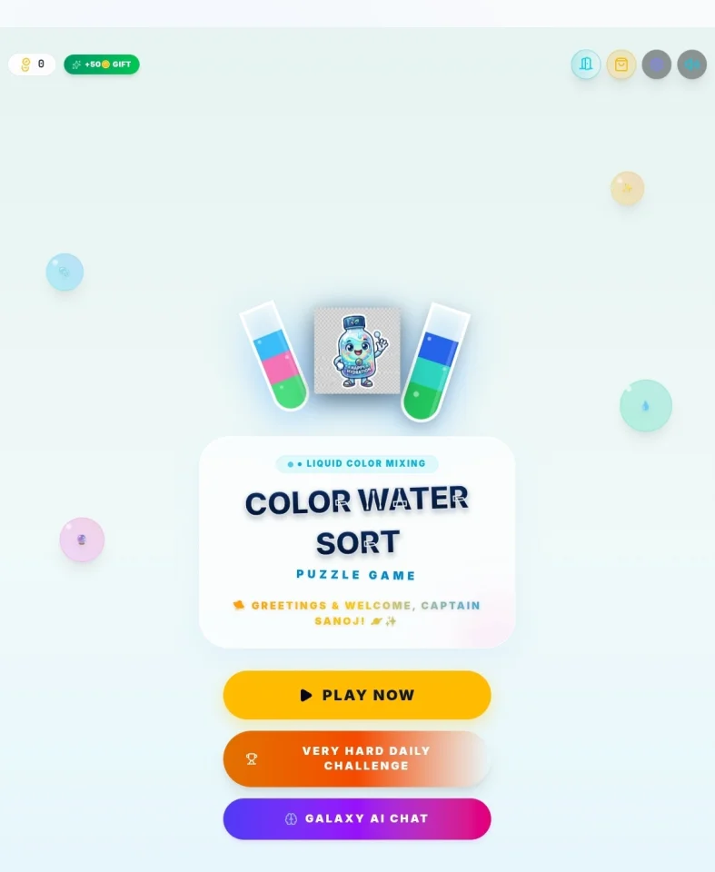 Water Sort Puzzle: Color Game AI — screenshot 1
