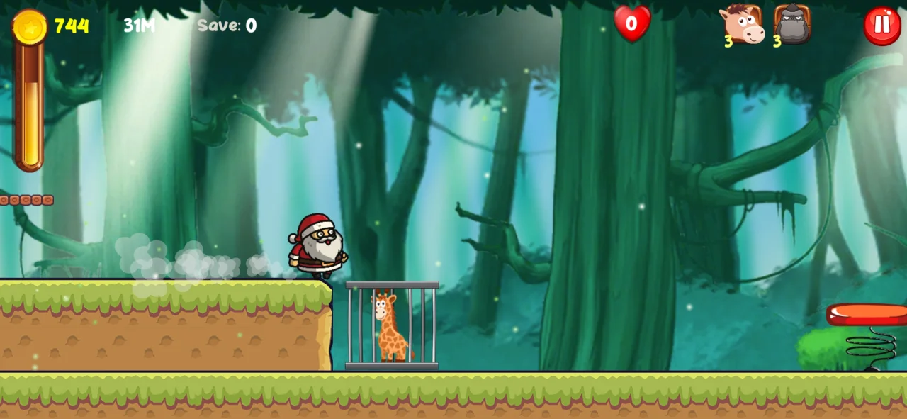 Santa vs SnowMan Adventure — screenshot 2