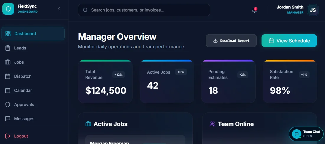 FieldSync Pro Field Service Management Platform — screenshot 5