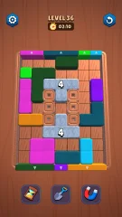 Color Block Jam 3D - Wood Block