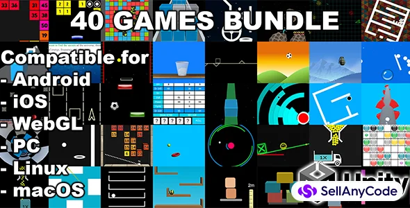 40 Games Bundle - Unity Games Ready for Release