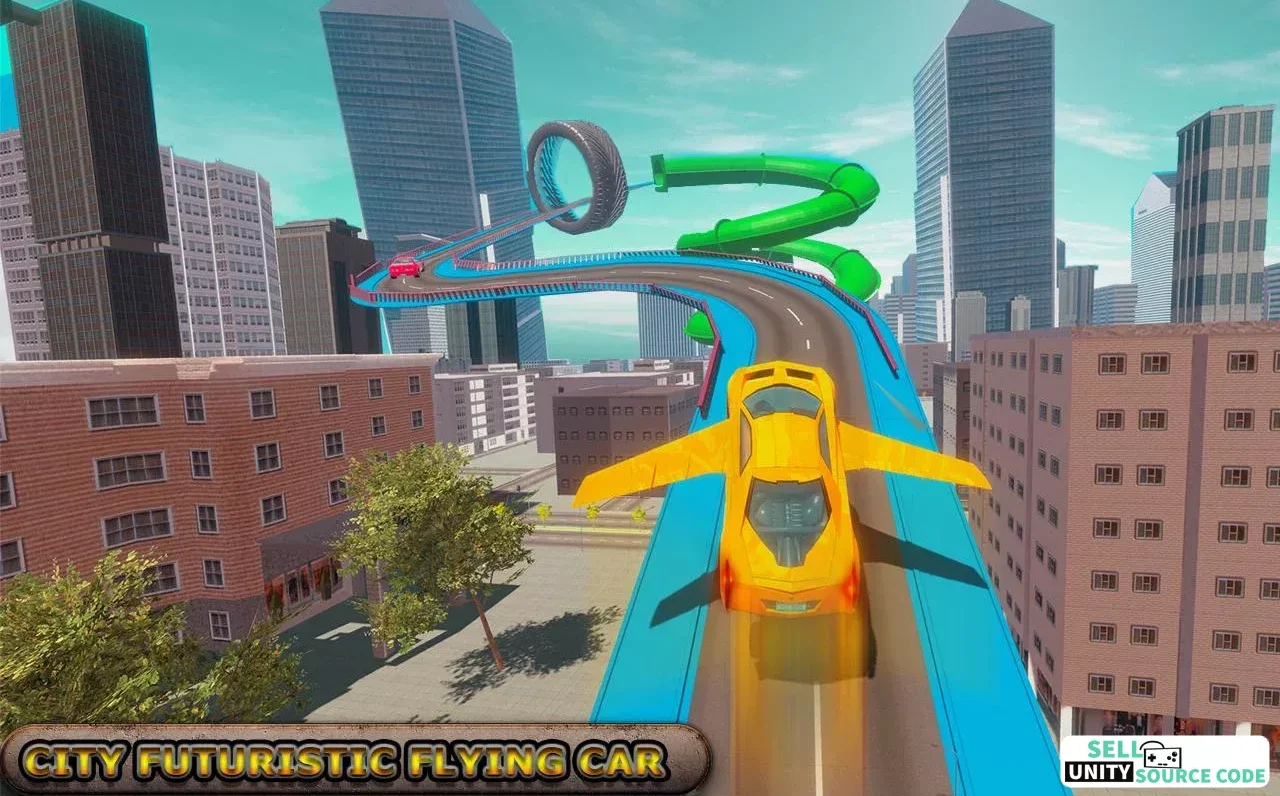 Flying Car Derby Crash Stunts — screenshot 5