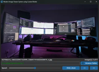 PyView Pro - Desktop Image Viewer & Auto Slideshow Tool