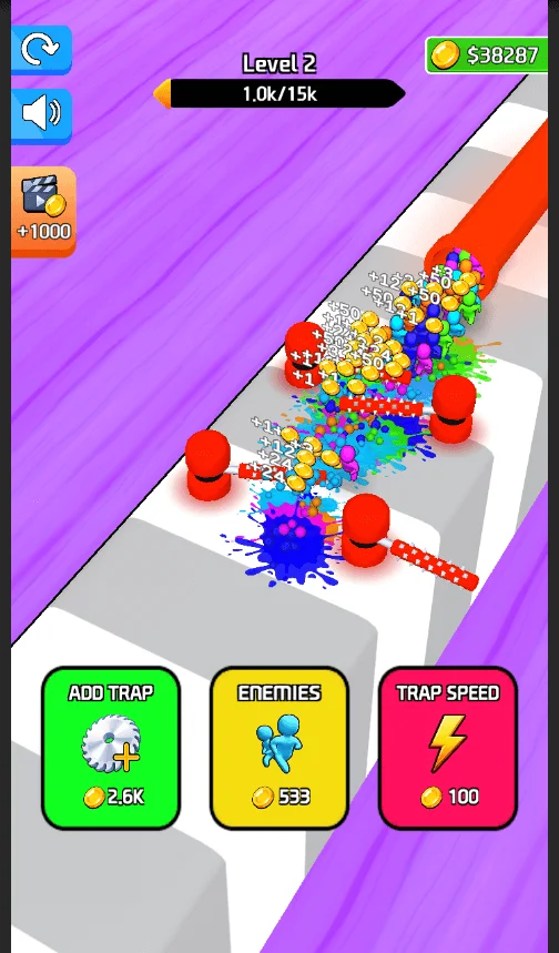 Trap Enemies 3D Trending Game Code Unity — screenshot 7