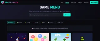 Zenith Gamer - AdSense Ready Gaming Template for Blogger & WordPress