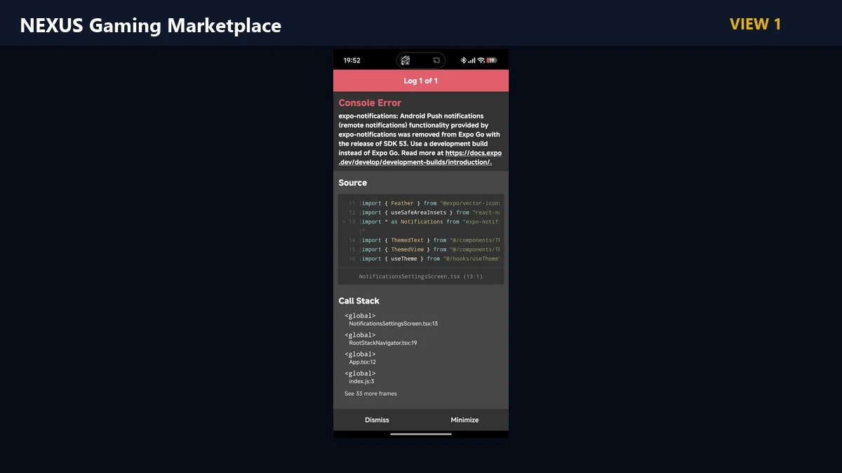NEXUS Gaming Marketplace — screenshot 1
