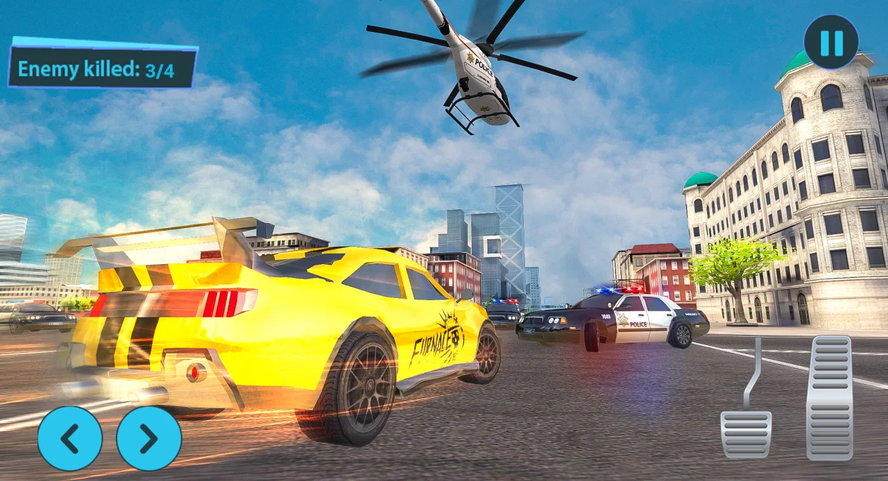 Police Chase Drive & Shoot 3D — screenshot 1