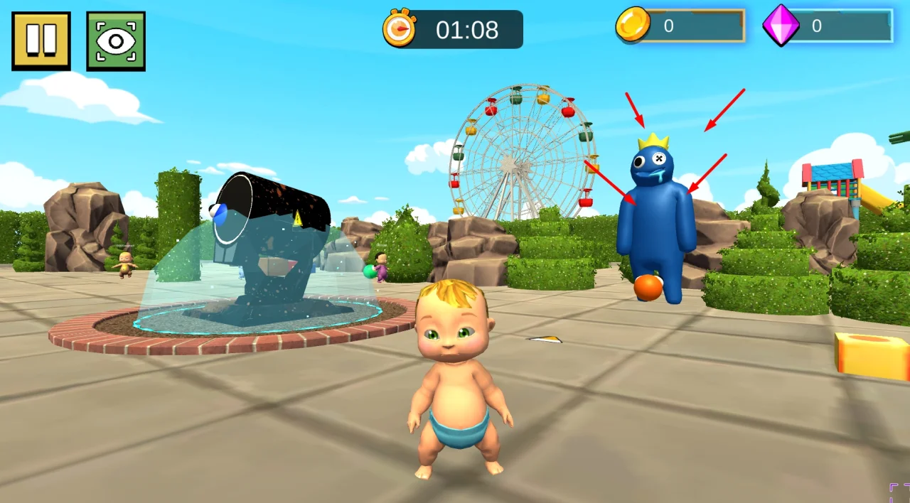 Buy Hide Yellow Monster Survivor WebGL Unity 2021.3.30 — screenshot 3