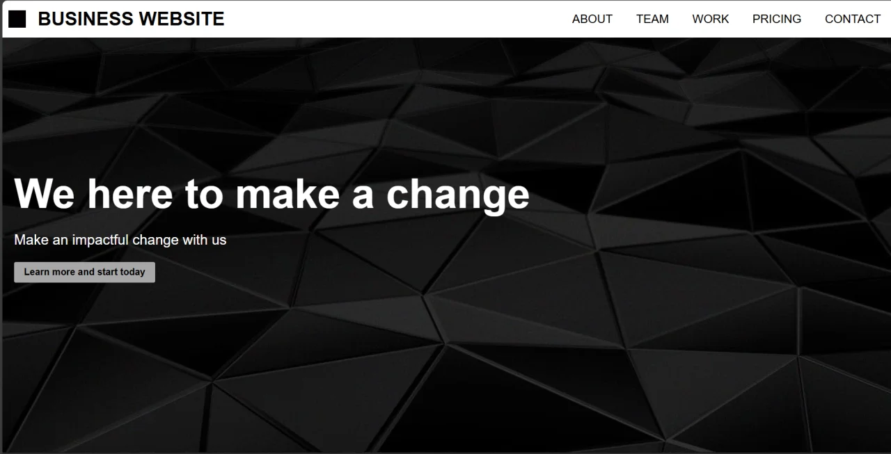 Business Website Template — screenshot 1