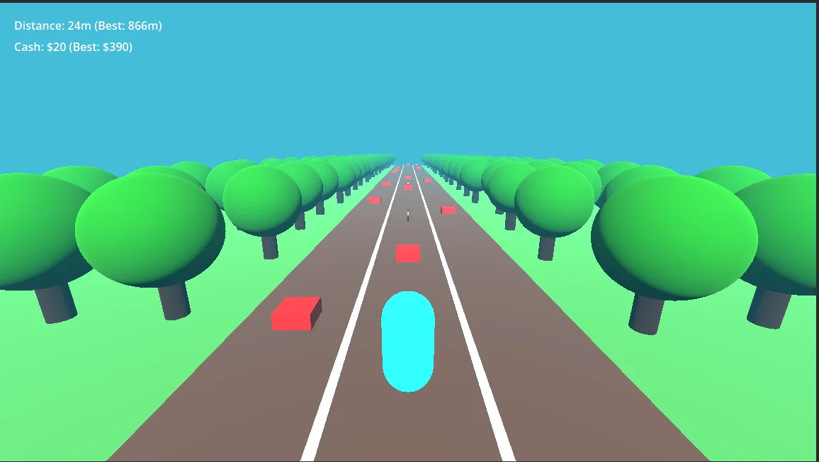 3D Endless Runner Game Template - Godot — screenshot 3