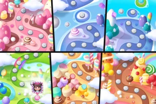 Candy Match 3 Kit + PSD Sources Pack