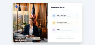 JurisFlow - Legal Practice & Immigration Case Management Portal.