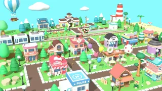 Cartoon Town - Low Poly Assets