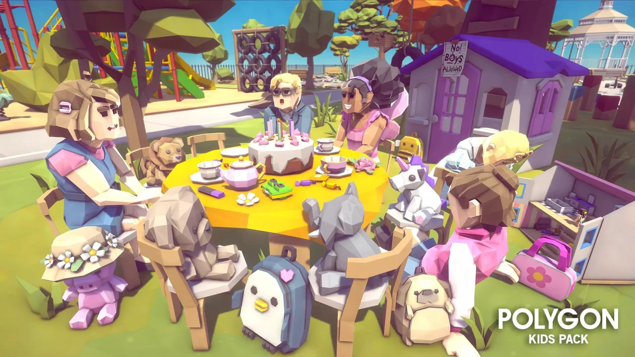 POLYGON Kids - Low Poly 3D Art by Synty — screenshot 6