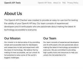 OpenAI API Validation Tool - Test Your API Key with GPT-3 | Validate OpenAI API Access