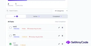 TaskFlow: Modern Web-Based to-Do & Task Management System with Dark Mode