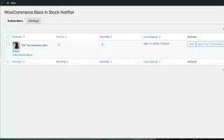 StockAlert Pro - WooCommerce Back in Stock Notifier