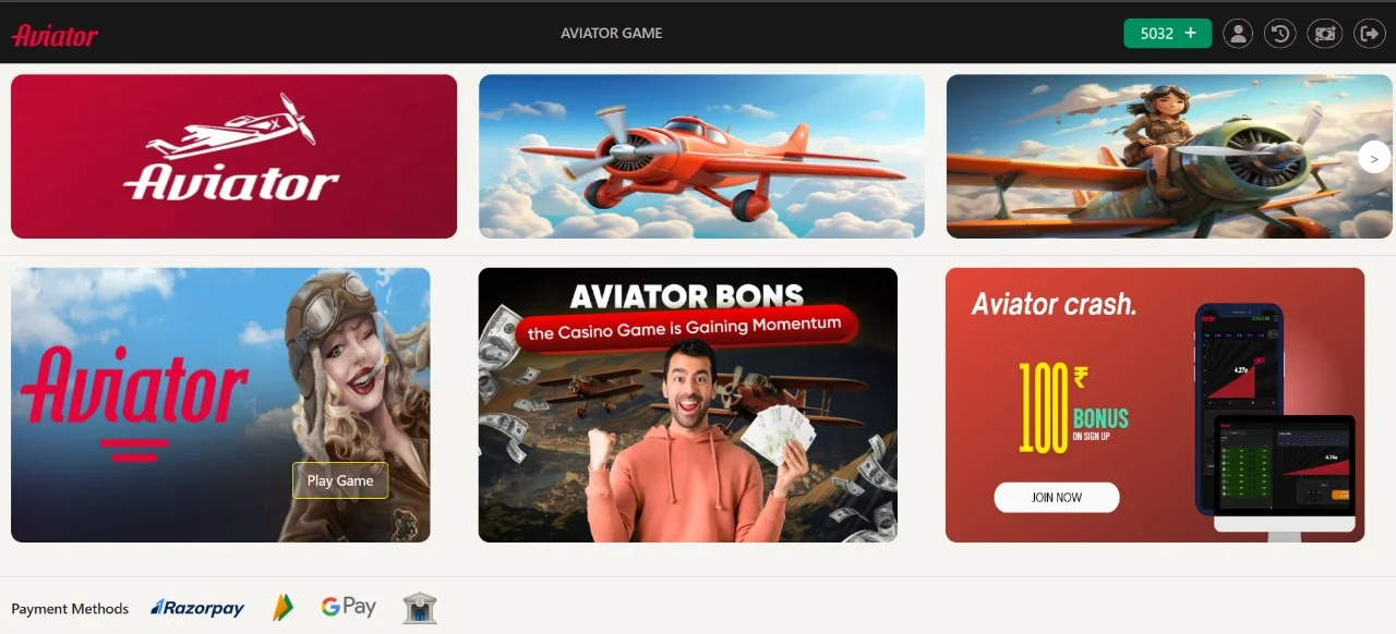Aviator Web Game & Admin Panel — screenshot 1