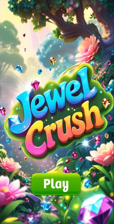 Jewel Crush Unity Match 3 Puzzle — screenshot 1
