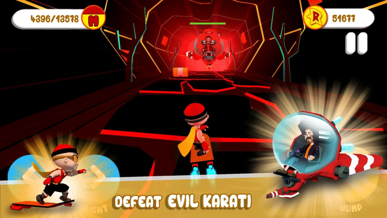 Mighty Raju 3D Hero: Endless Running Chase — screenshot 1