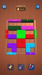 Color Block Jam 3D - Wood Block
