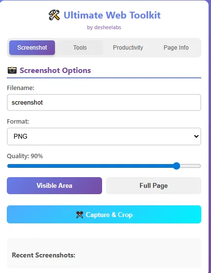 Ultimate Web Toolkit - Desheelabs — screenshot 1