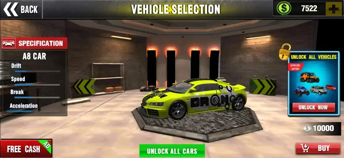 Unity Car Racing Game Source Code 10 Ad Networks — screenshot 1