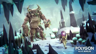 POLYGON - Sci-Fi Worlds Pack - Art by Synty