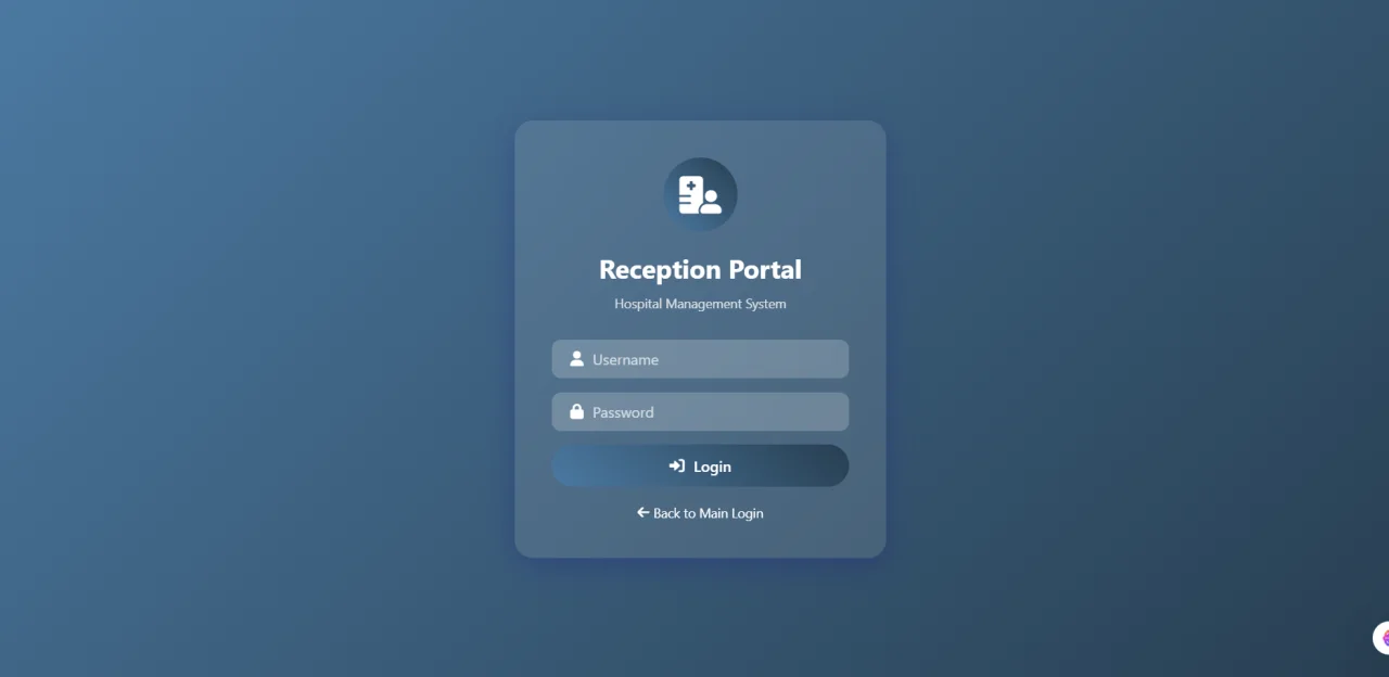 Hospital Management System in PHP with Full Source Code — screenshot 1