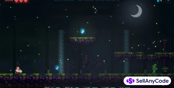 Echoes of the Veil - HTML5 Dark Fantasy Platformer — cover