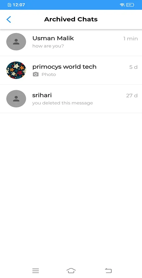 WhatsApp Clone App | Chat, Audio, Video App Flutter Android and iOS with Admin Panel — screenshot 1