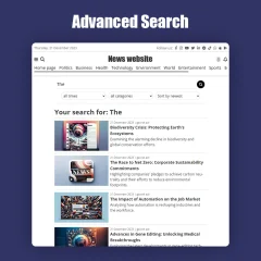 News Site with PHP with CMS