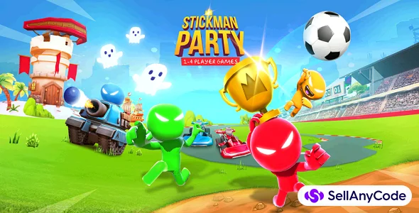 Stickman Party 2 3 4 MiniGames Source Code — cover