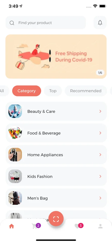MShopping - #1 Mall Shopping Full Flutter v2.8 App with Admin Panel — screenshot 3
